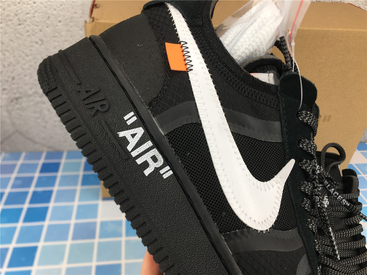 Off-White x Air Force 1 Low Black AO4606 001